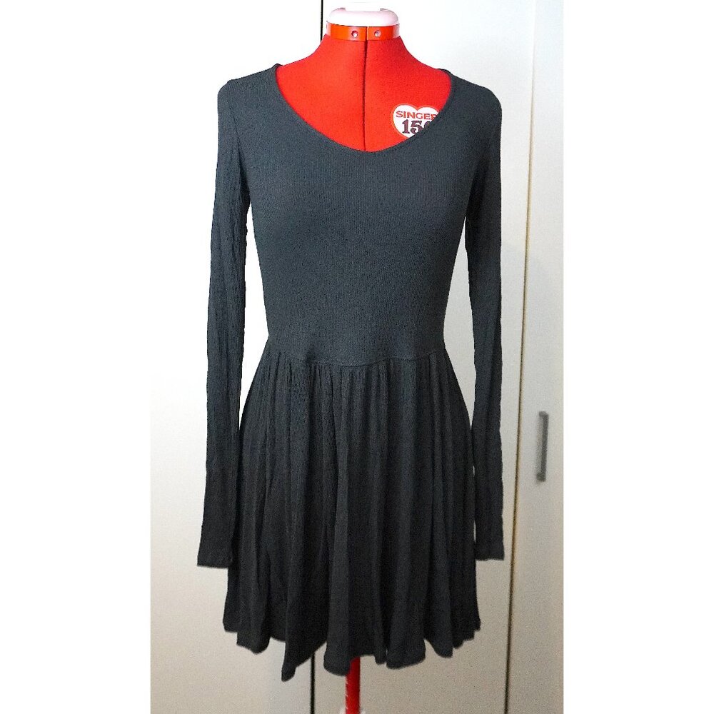 AE "Soft & Sexy" Long-Sleeve Ribbed Mini Dress